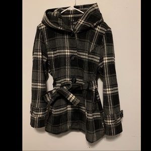 Apt 9 plaid dress coat